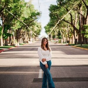 White Blouse and Blue Jeans